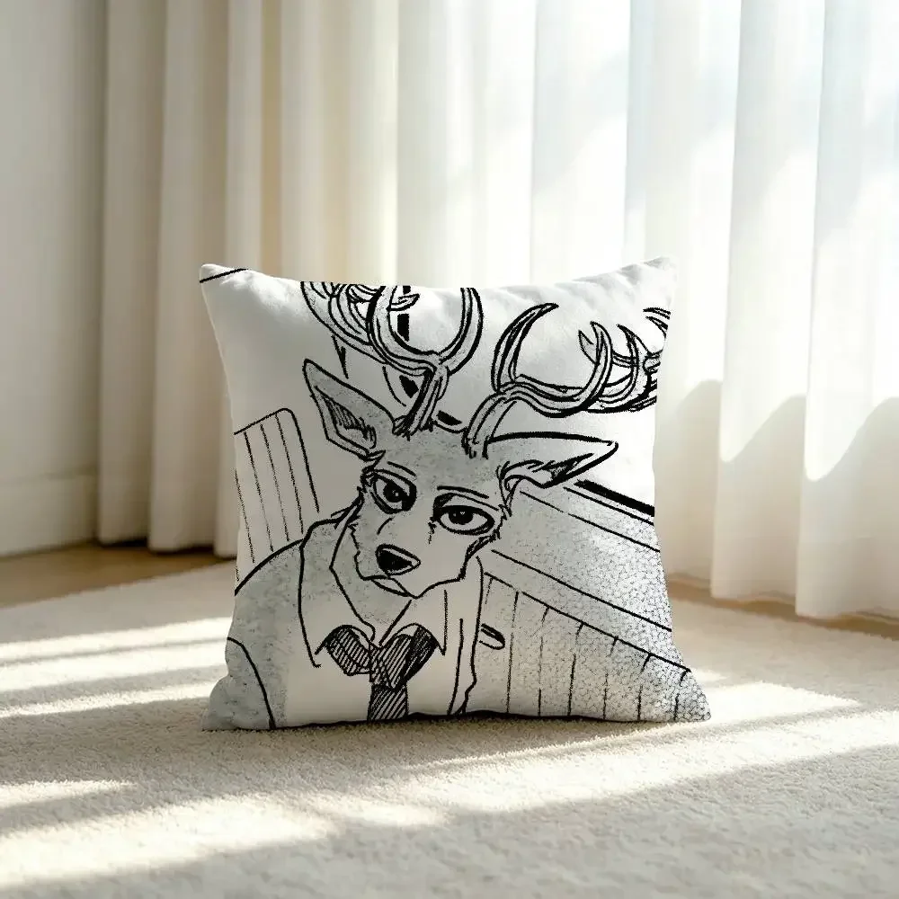L-Louis Customizable Square Pillowcases, Stylish And Soft, Perfect For Beds, Cars, And Sofas.