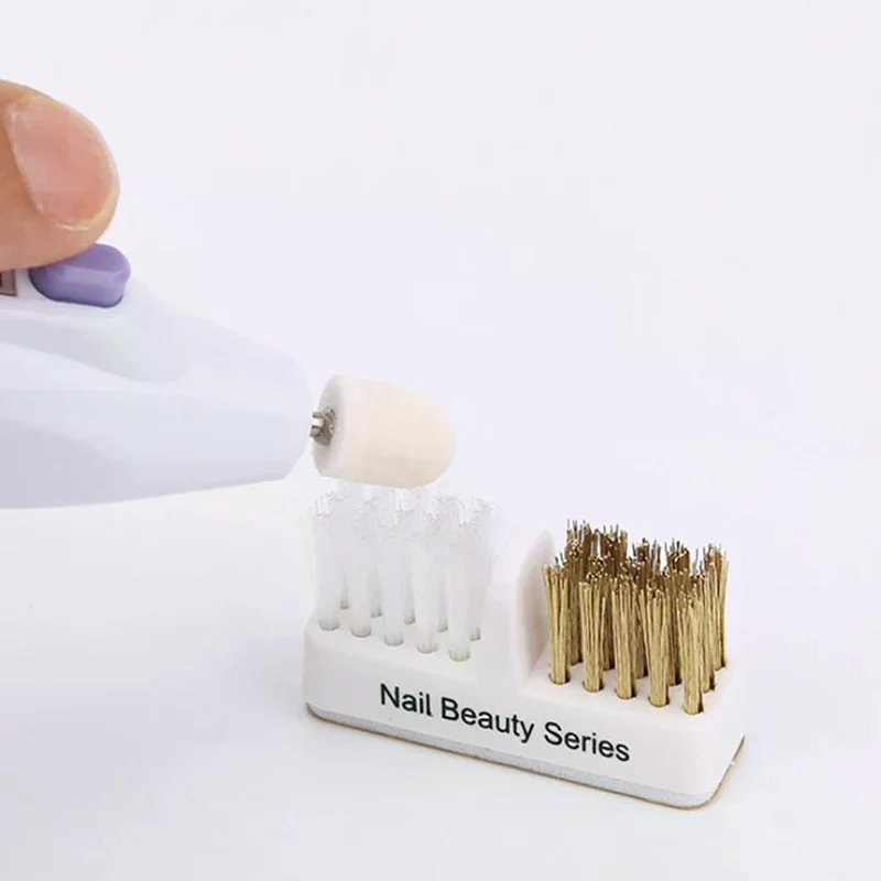 Portable Nail Drill Bit Cleaning Brush for Electric Manicure Machine Drills High Quality Durable