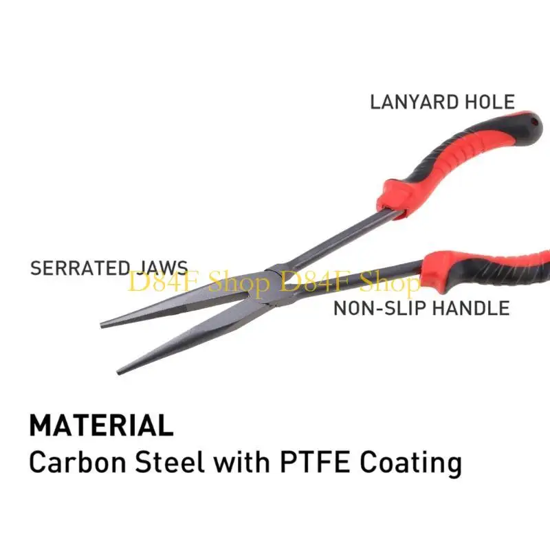 

D84f Long Beep Fishing Pliers Long Igle Nose Plier сплав сплав 11 дюймов