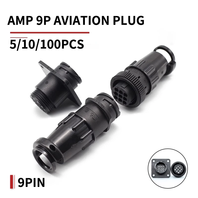 5/10/100 PCS 9Pin AMP/TE type 182649-1 206043-1 auto sensor plug connector for SMEMA Car,14P plug with Pin