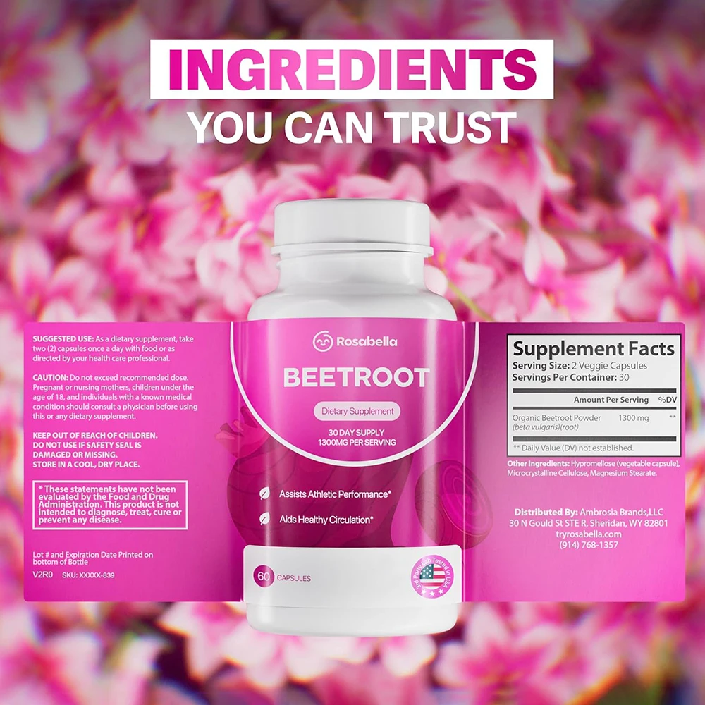 有機ビートルートカプセル - 1300mg ビートルートパウ - Valerian Root Capsule のレビューと価格