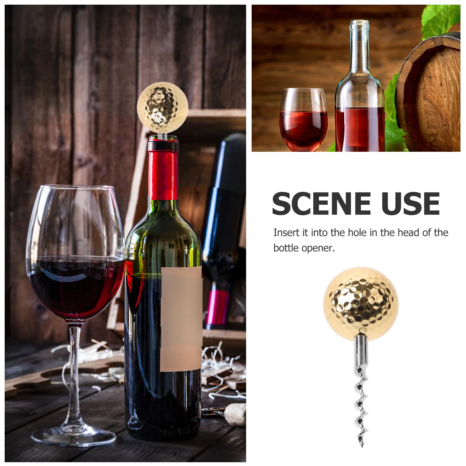 

Маленький портативный карманный штопор для вина, открывалка для бутылок, дорожная открывалка для вина, ручной инструмент для питья в кемпинге, штопор