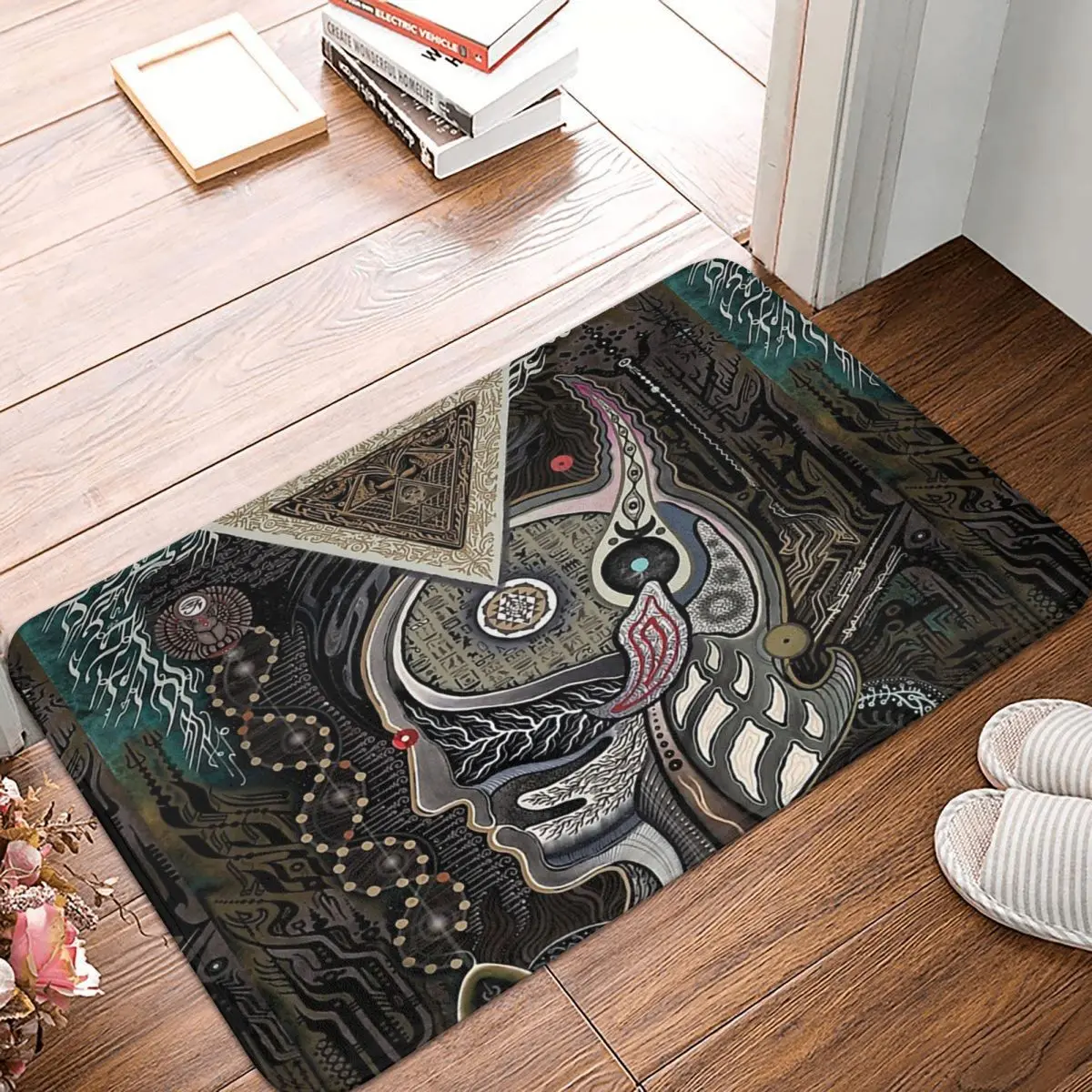 

Music All Non-slip Doormat Living Room MatDeftones Floor Carpet Welcome Rug Home Decor