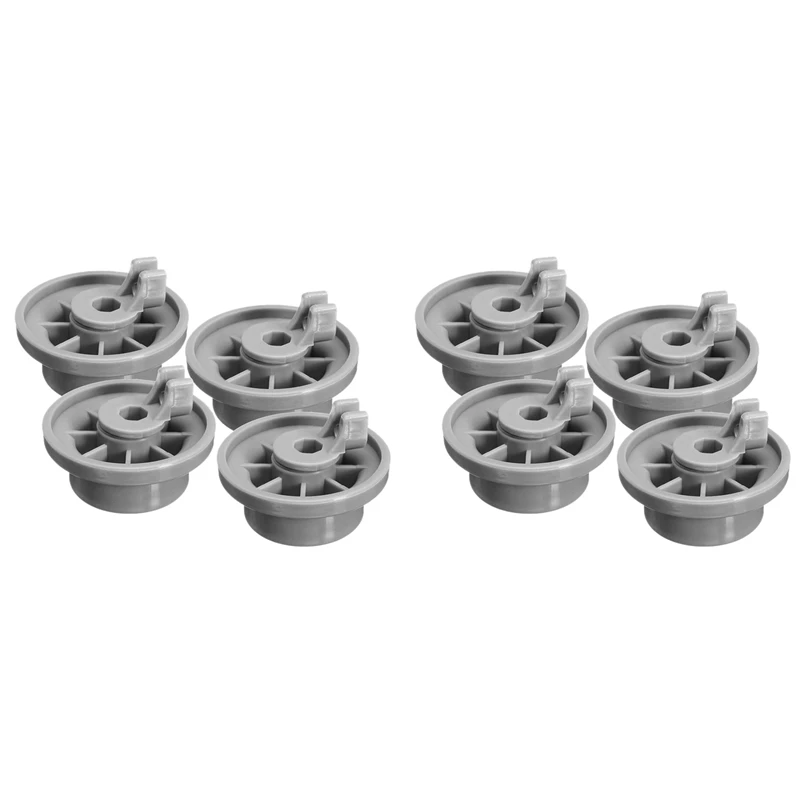 

T83C-8 X Рельсовые колеса нижней корзины для посудомоечной машины Neff & Siemens Grey 165314