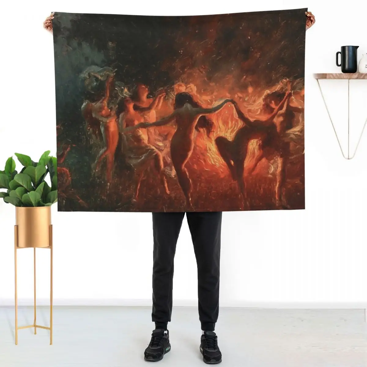 Joseph Tomanek Fire Dance Throw Blanket manga Sofa Soft Plush Plaid bed plaid Cute Plaid sofa bed Blankets