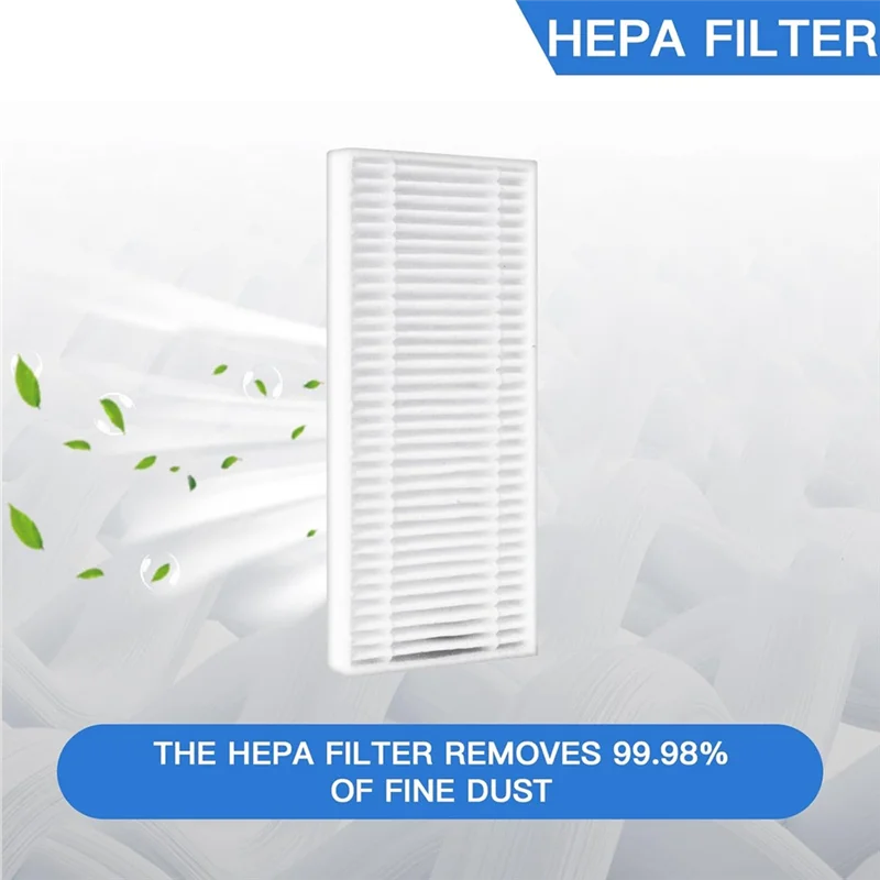 

ABJY-For Airrobo P30 Robot Vacuum Cleaner Main Side Brush Hepa Filter Mop Cloth Replacement Accessories