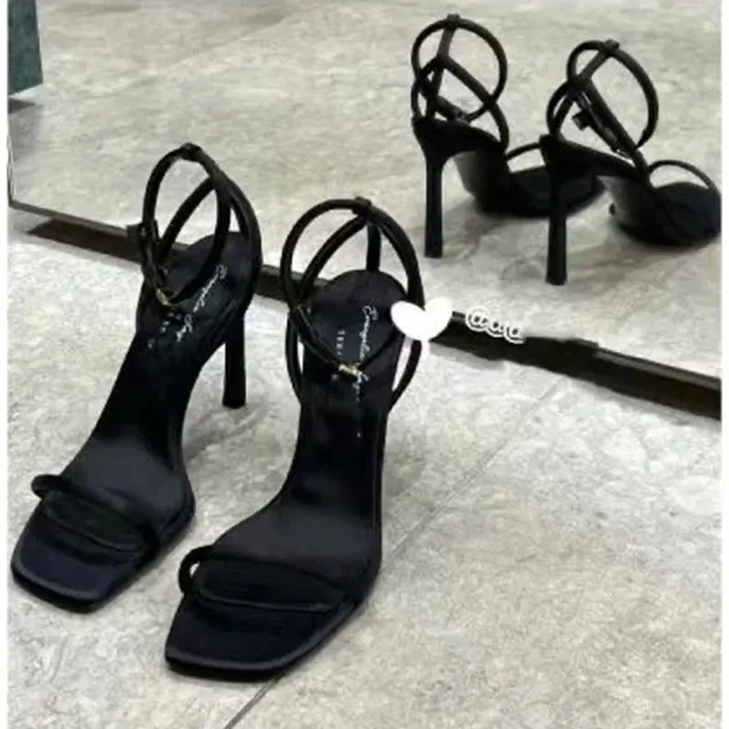 Women's Sandals Summer High Heel 2025 Fashion Elegant High Heel Shoe Open Toe Banquet Shoe Women Shoe Zapatos