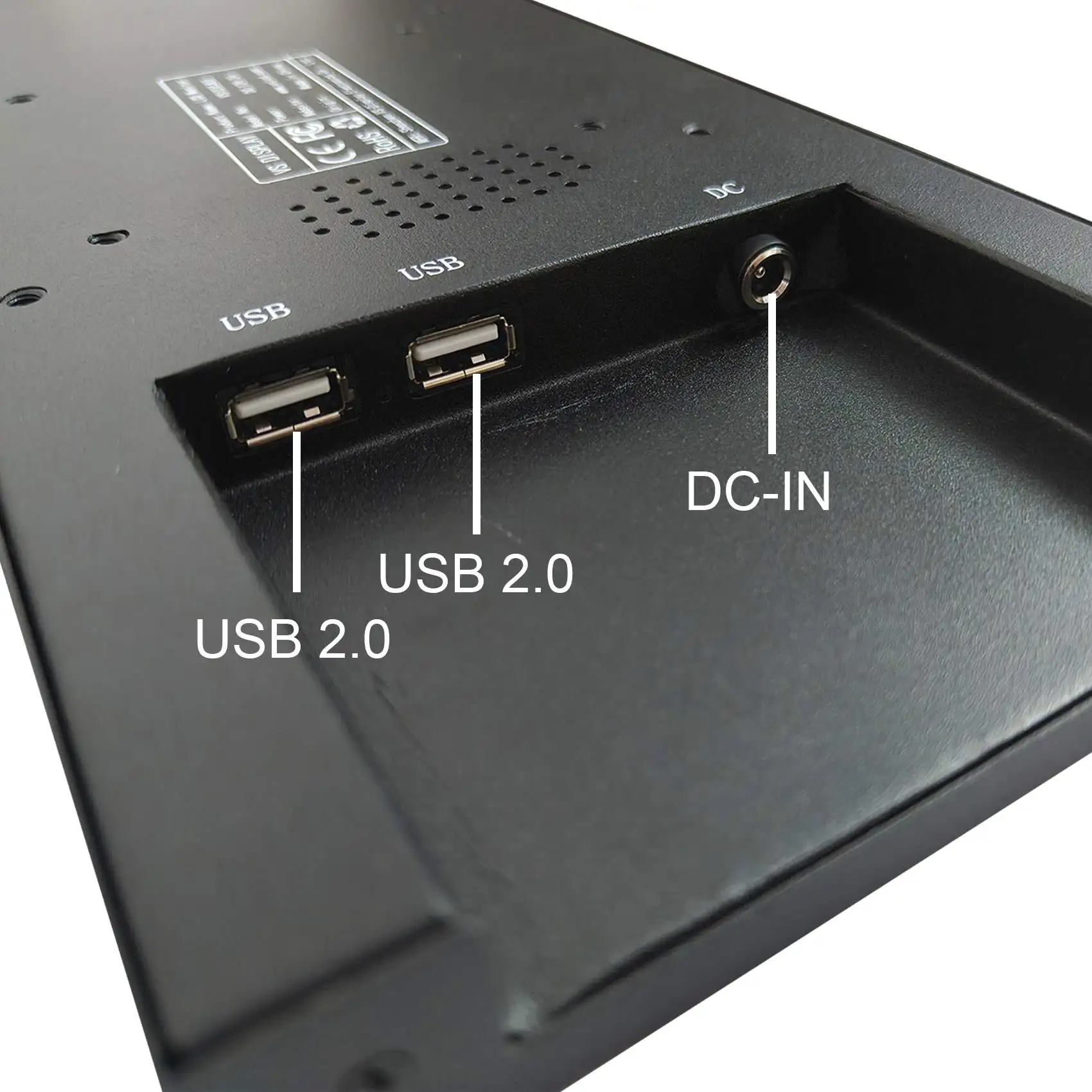 12,3 inch 1920x720 850nits IPS reclame LCD-monitor Ondersteuning USB Auto Play, 270 °   Rotatie