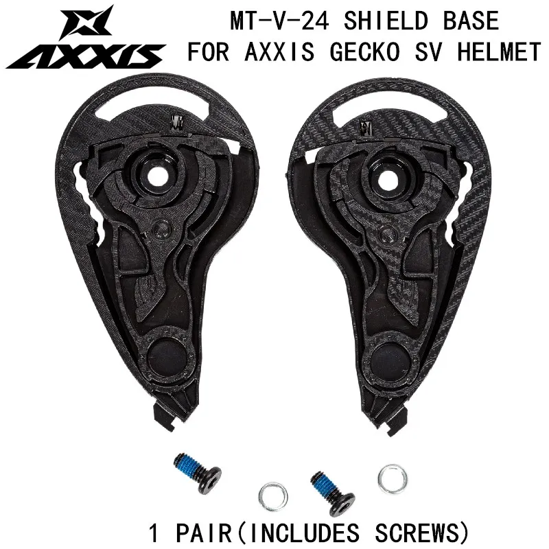 

axxis shield base GECKO SV helmet shield base MT-V-24 shield mechanism parts 1pair include screws