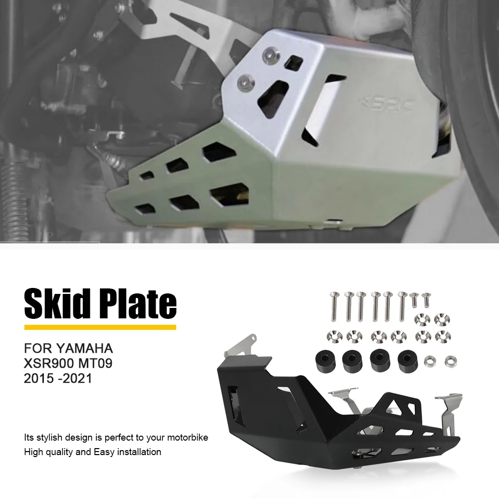 For YAMAHA XSR900 MT09 2015 2016 2017 2018 2019 2020 2021 Motorcycle Skid Plate Engine Protector Guard Chassis Protection Cover