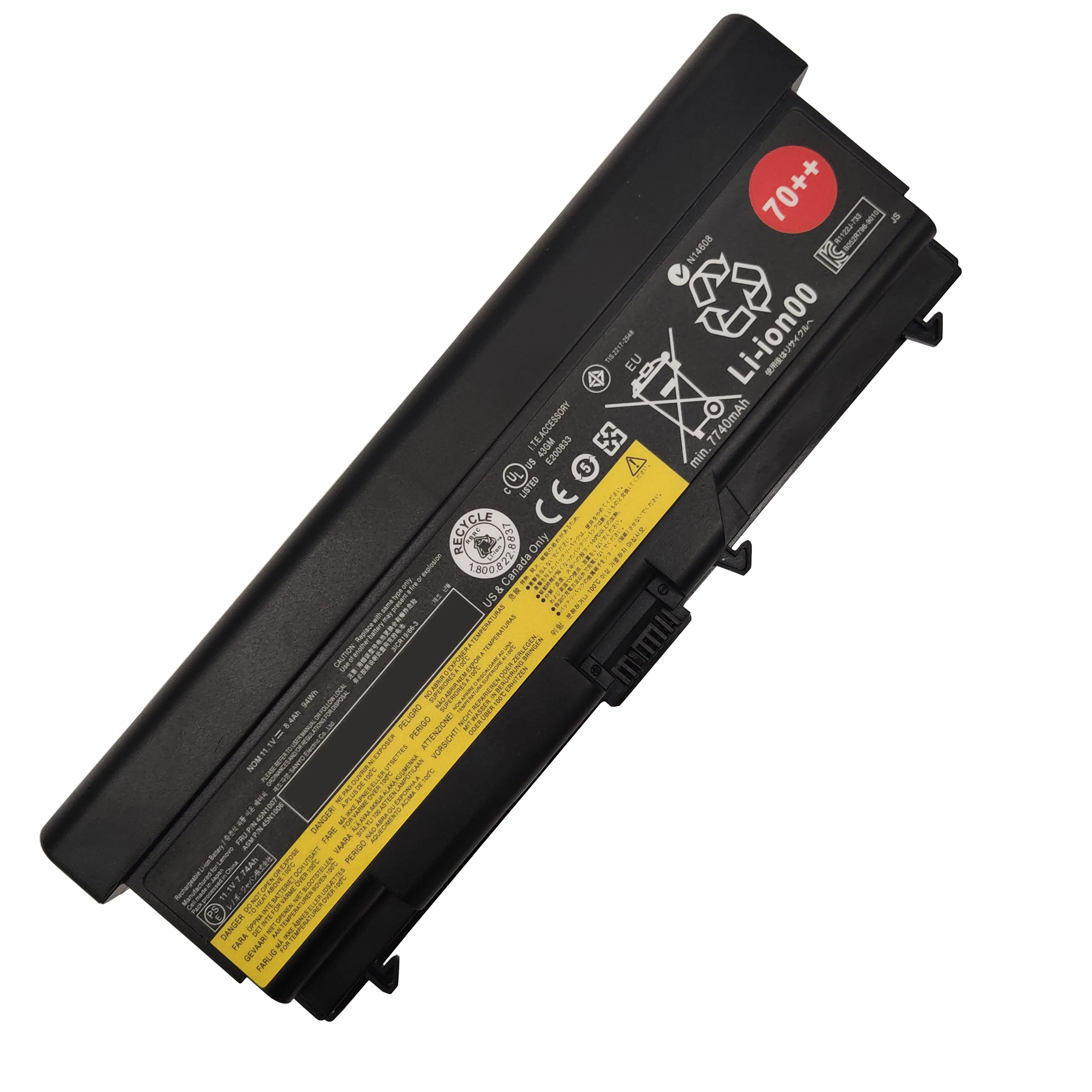 94Wh Battery 45N1007 For Lenovo ThinkPad L410 L420 L430 L520 L530 T420 T430 T530 W510 W520 W530 70++