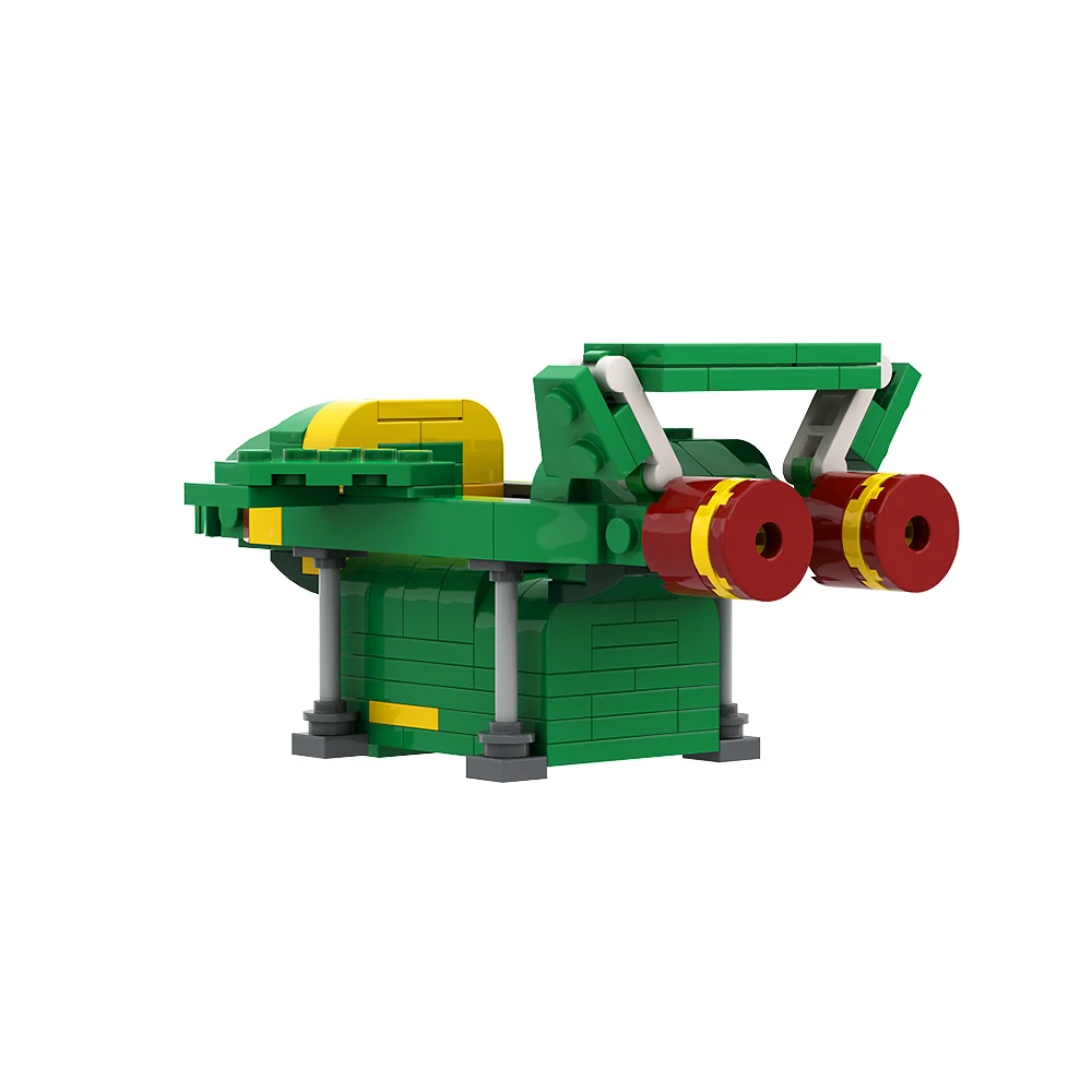 Gobricks Moc Film Thunderbirds 2 Groen Transport Vliegtuig Ruimteschip Bouwstenen Set Spacefighter Raket Luchtschip Bakstenen Speelgoed