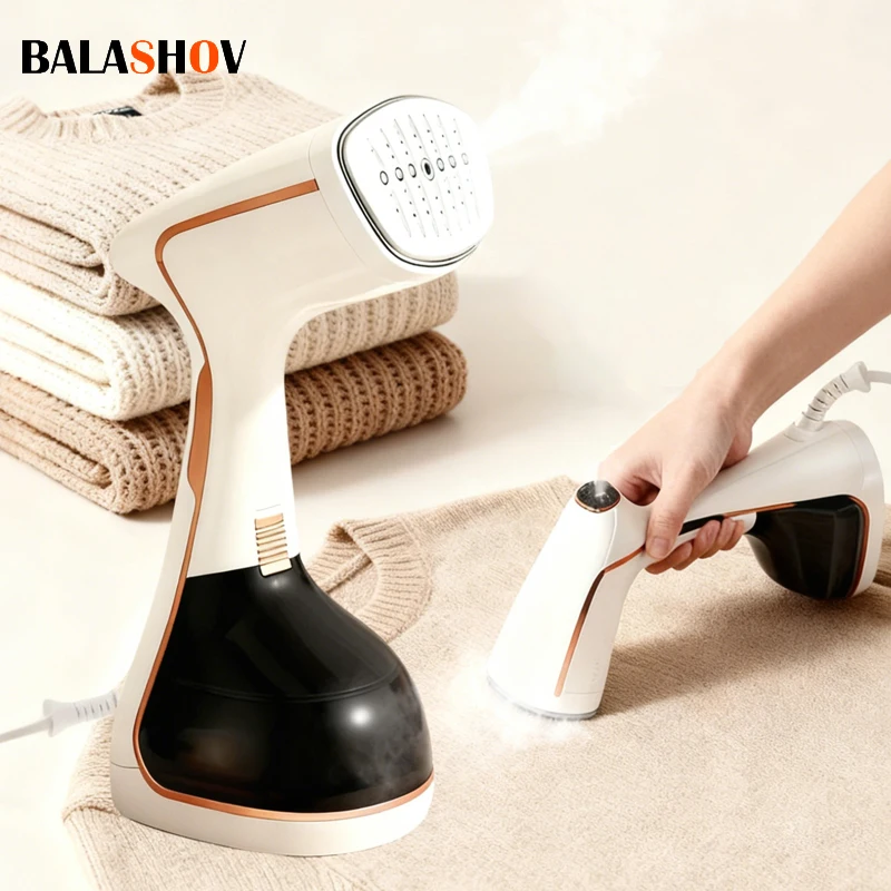 مُبخّر ملابس محمول باليد، مكواة بخار منزلية كهربائية للملابس، ماكينة بخار محمولة سريعة الحرارة للسفر المنزلي
