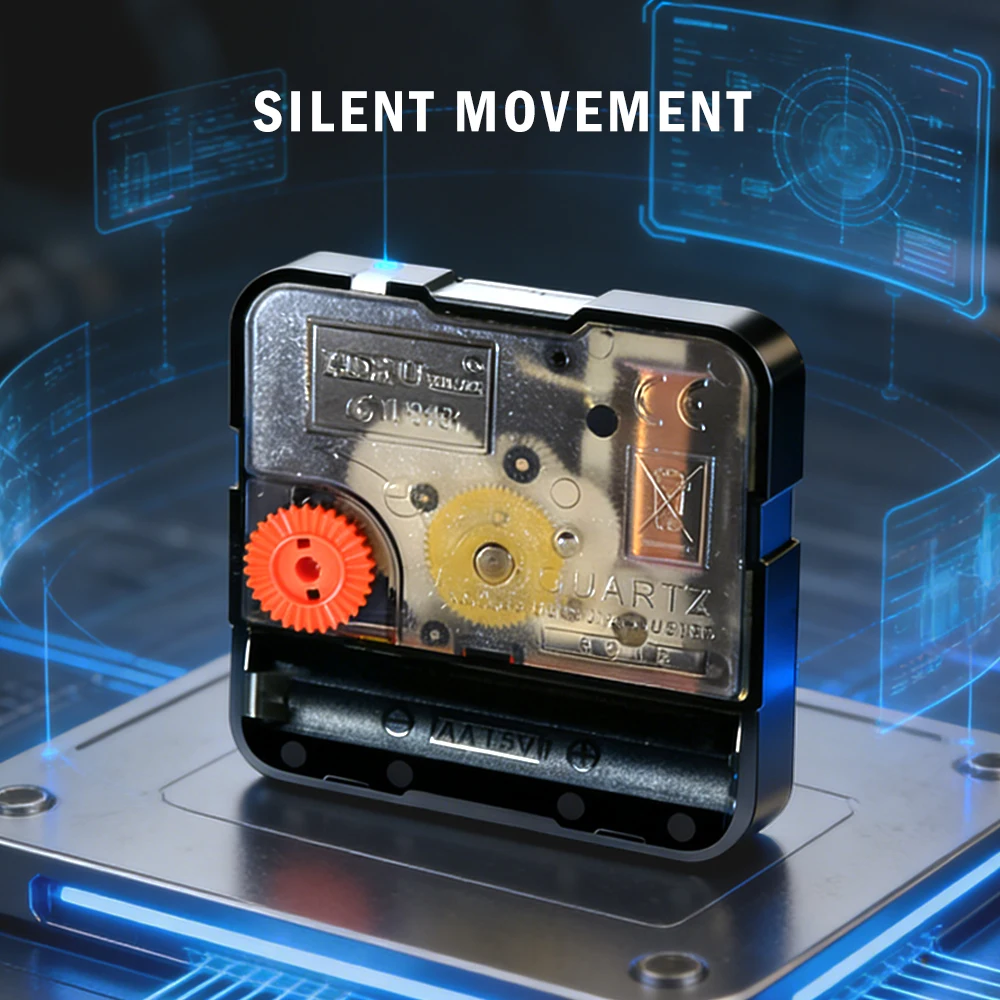 

Small Quartz Movement Silent Clock Rose Golden Pointer DIY Clock Replacement Accessories Suitable 8-10 Inch Wall Clock