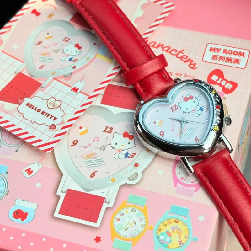 

New Sanrio Characters My Room Series Watch Blind Box Cute Cartoon Wristwatch For Women Valentine'S Day Girls Gift Collectible