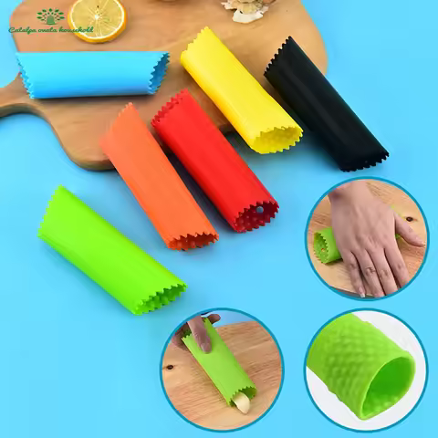 Silicone Garlic Peeler, Easy and Useful Kitchen Tools for Fruits and Vegetables, Tube Garlic Peeler, Non-Toxic Safety Device
