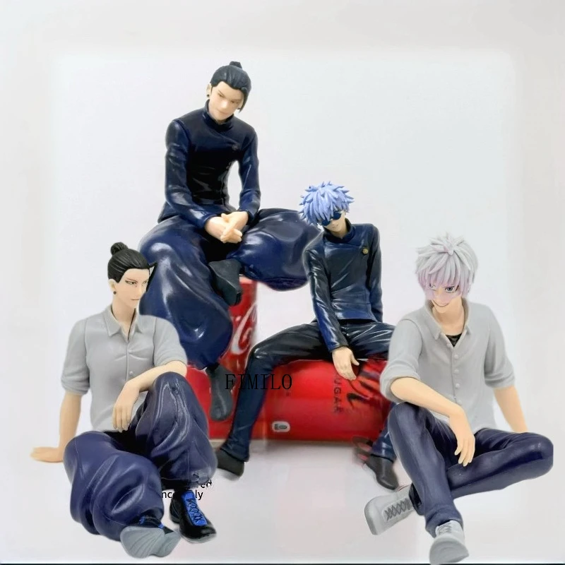 

Аниме Jujutsu Kaisen Satoru Gojo Фигурки Сидячая поза Geto Suguru Фигурка Лапша Стопор Модель ПВХ Фигурка Орнамен Игрушка
