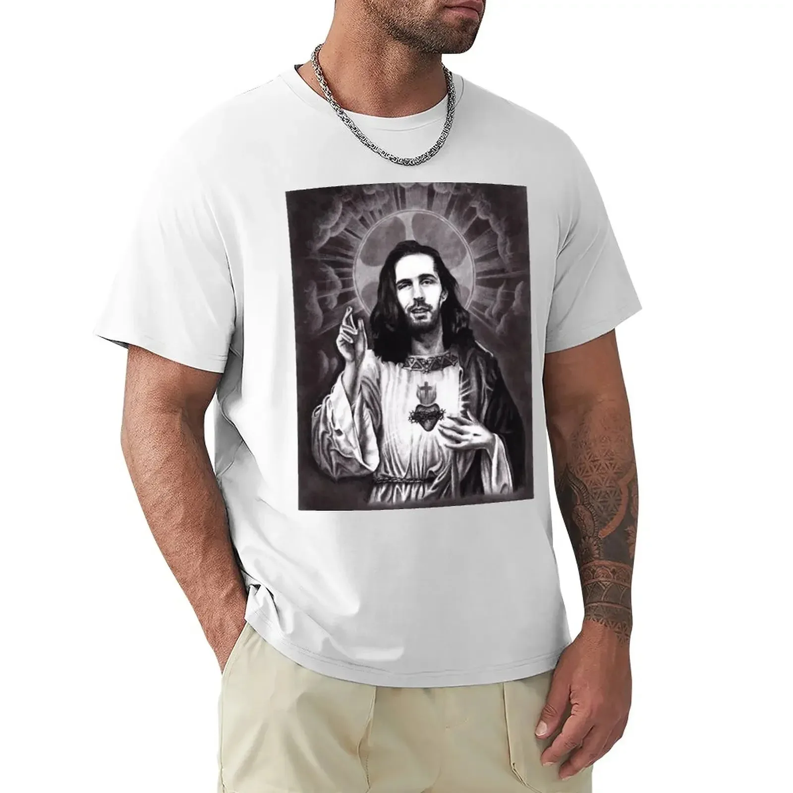 Hozier as Jesus T-Shirt for a boy Blouse customizeds men t shirts vintage clothes customizeds summer clothes t shirts men