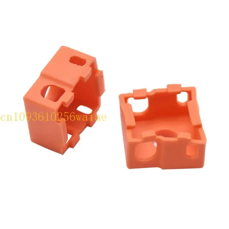 652F ร้อนซิลิโคนถุงเท้าฮีตเตอร์บล็อกซิลิโคนฝาครอบตัวเรือนป้องกันสำหรับอุปกรณ์เสริมเครื่องพิมพ์ CR6