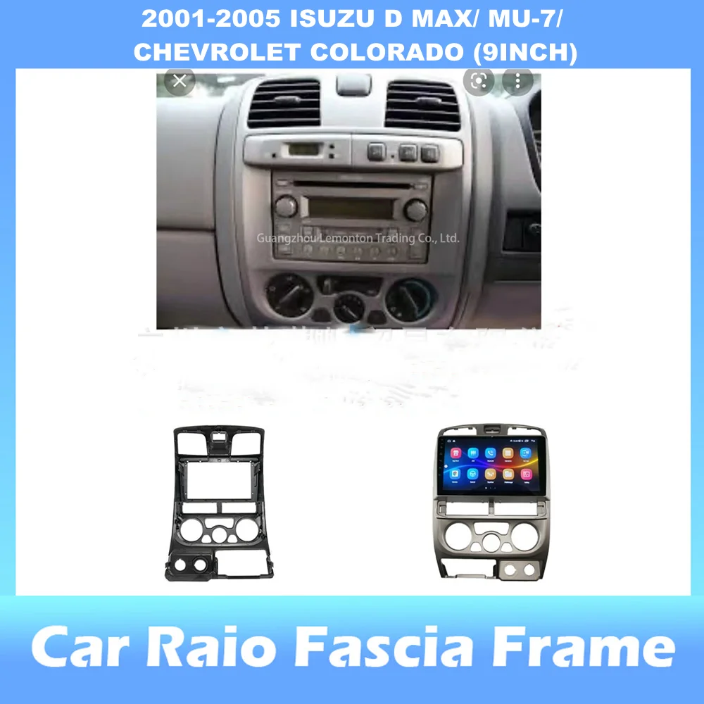 

9-inch 2din Car Radio Dashboard For ISUZU D MAX/ MU-7 2001-2005 Stereo Panel, For Teyes Car Panel With Dual Din CD DVD Frame