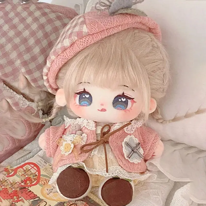 

2023 New Nayanaya Cotton Doll 20cm Naked Baby Doll Dress Up Baby Clothes Plush Toys Girls Cloth Dolls Collection Gift