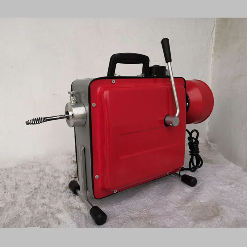 Portable Electric Pipe Dredging Machine 220V/2200W Sewer Dredging Machine Tool Toilet Floor Drainage Dredging Cleaning Machine