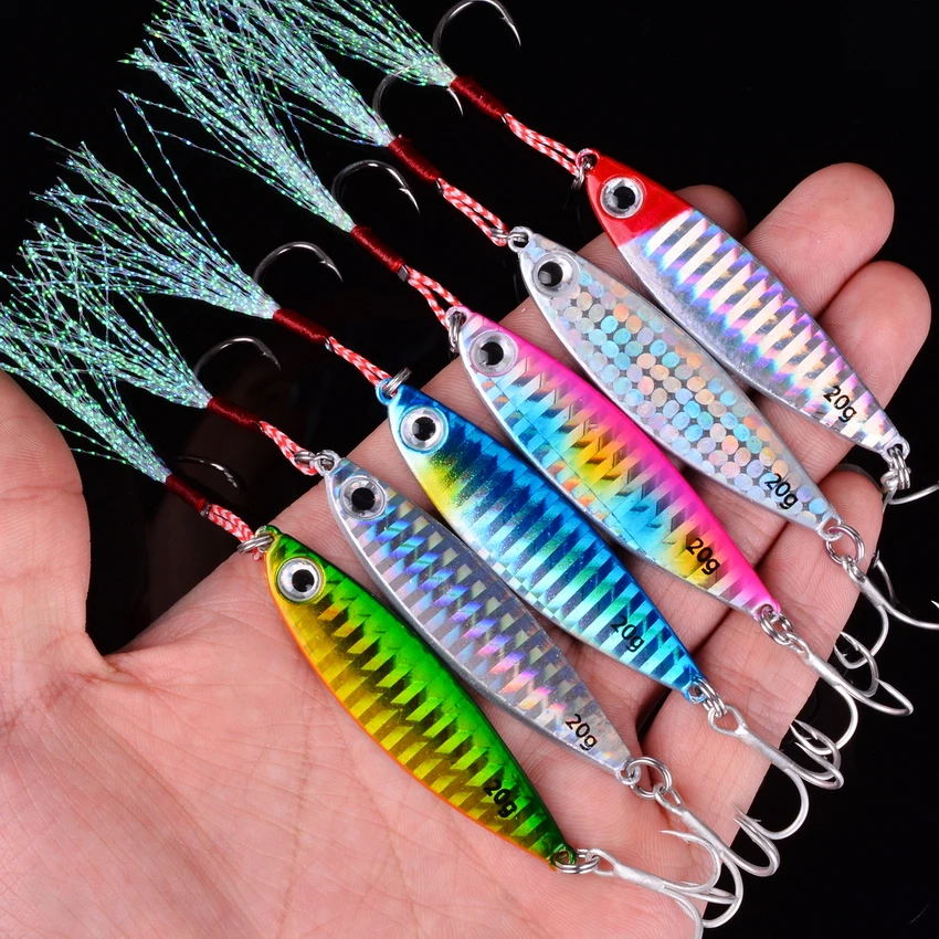 1pc Metal Jig Fishing Lure Sea - Marine Salt Mix ulasan dan harga