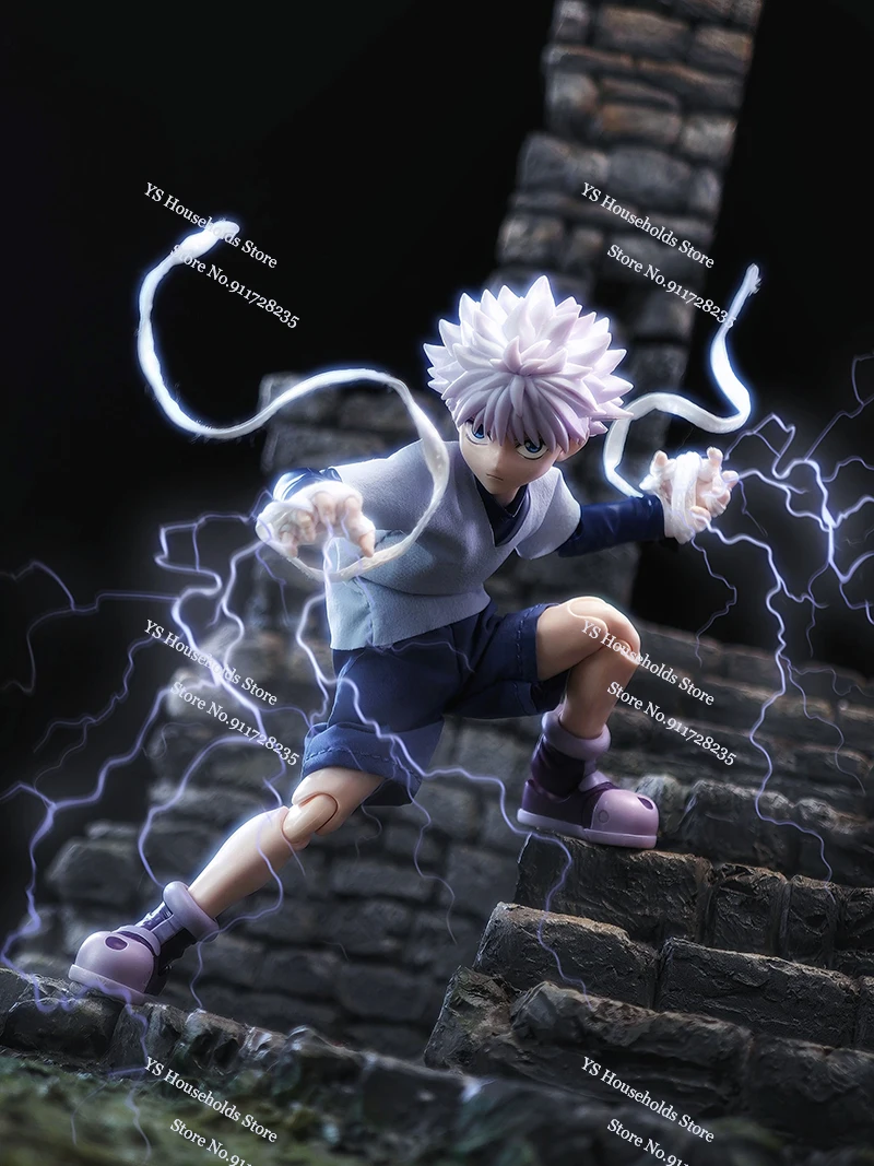 1/12 كيلوا زولديك أنيمي بوي الشكل تي شيرت صغير السراويل القماش الأبيض حزام الملابس اللعب ملحق ل هنتر Shf 6 بوصة الجندي #4