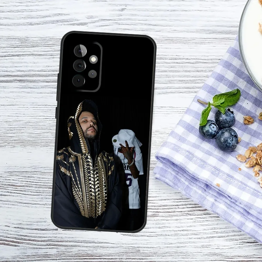 Rapper The W-Weeknd Phone Case For Samsung Galaxy A13,A21s,A22,A31,A32,A52,A53,A71,A80,A91 Soft Black Phone Cover