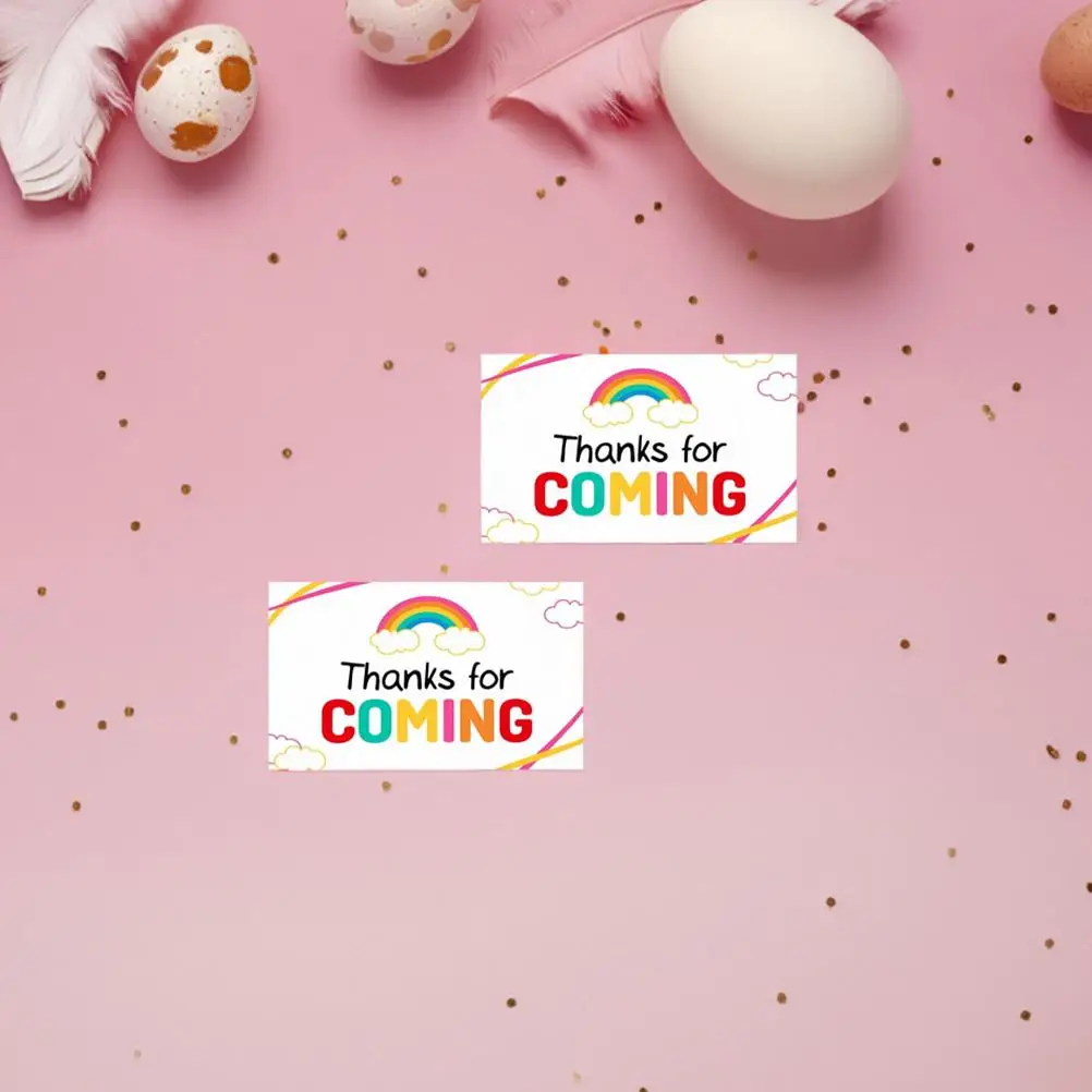 50 Pcs Thanks For Coming Cards Mini Thank You Business Cards Small Greeting Cards For Shop Retail Store Friends Family Colleague