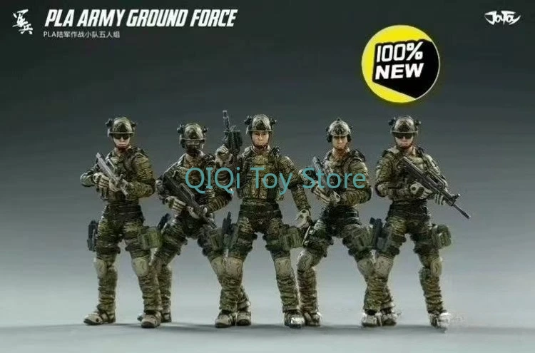 

JOYTOY1/18 PLA Army Combat Camouflage 5-Per Group 3.75 movable Doll