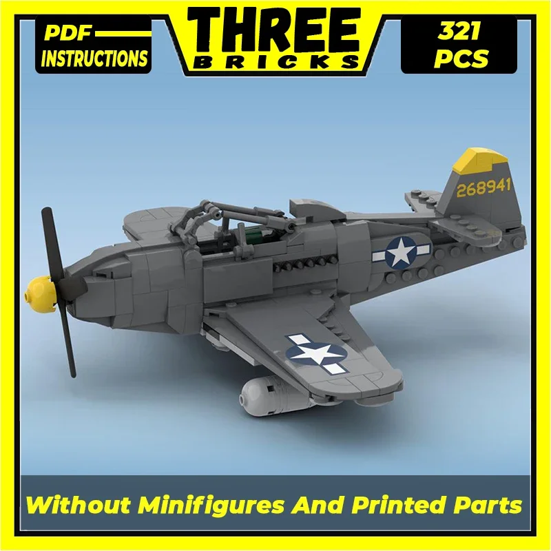 Technische Moc Bakstenen Militair Model F4u Corsair Marine Jager Modulaire Bouwstenen Geschenken Speelgoed Voor Kinderen Diy Sets Assembleren