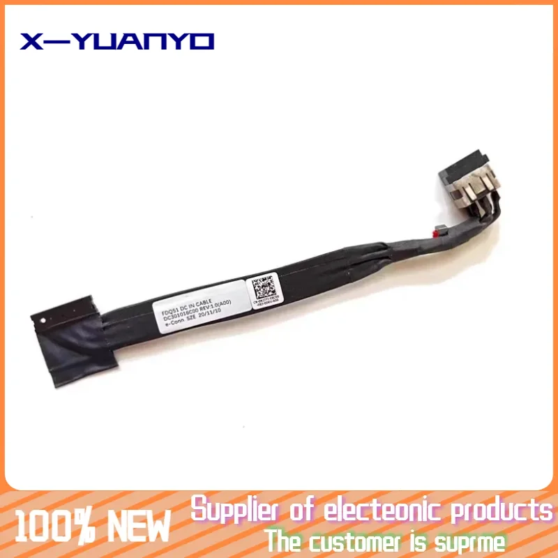 

New Original N2TFJ 0N2TFJ DC301016C00 For Dell Alienware M15 R3 M15 R4 FDQ51 Laptop DC IN Cable Power Input Jack With Wire Line