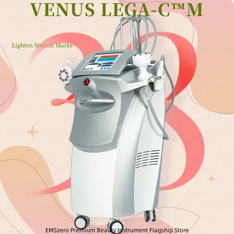Venus Legacy Skin Lifting Device - RF Cavitation Ultrasound for Face Body Tightening, Slimming, Cellulite Treatment Salon.