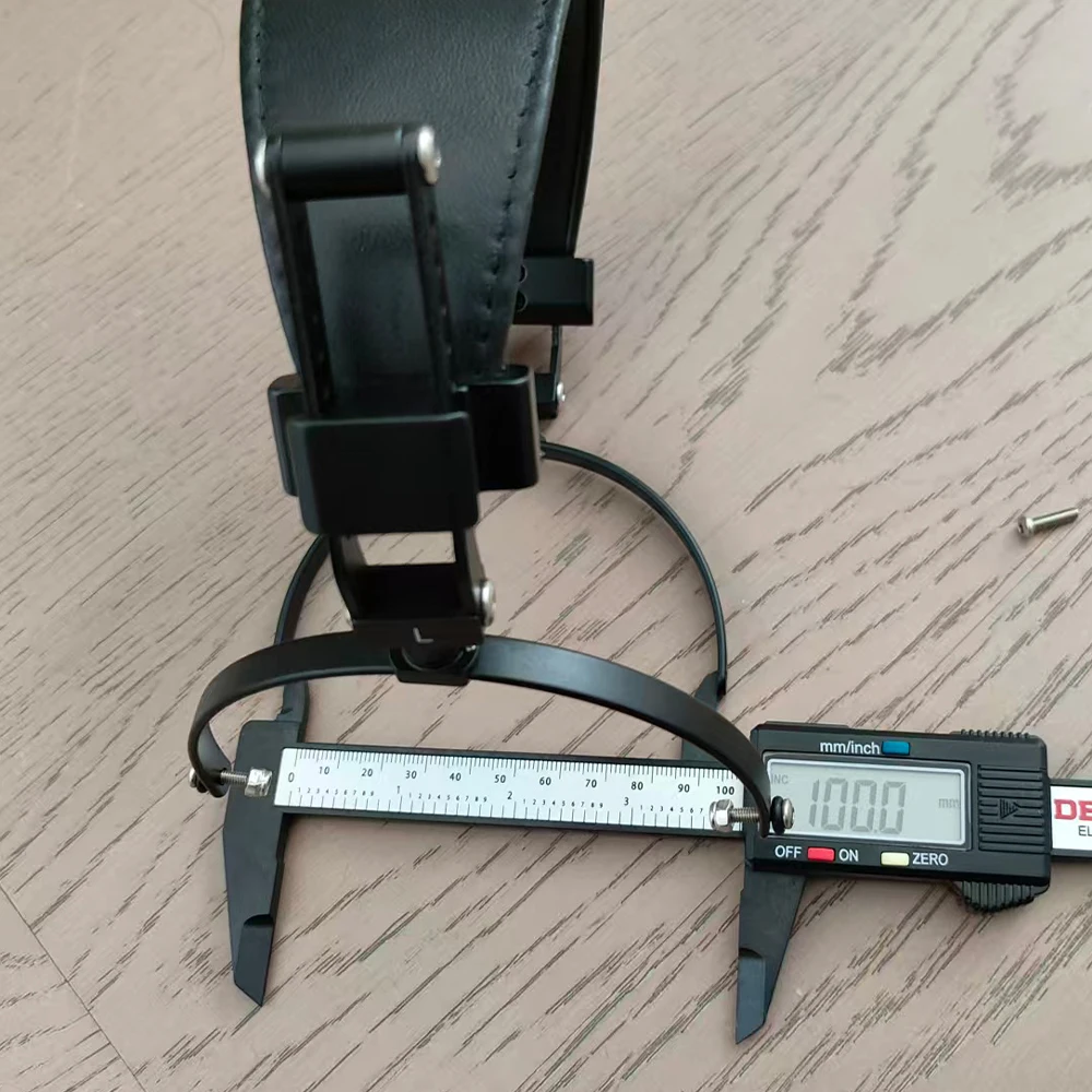 ELFINEAR DIY-Kopfhörer-Kopfband, 100 mm/110 mm/120 mm, Kopfband aus Aluminiumlegierung und echtem Leder für Over-Ear-Kopfhörer – Detail 22