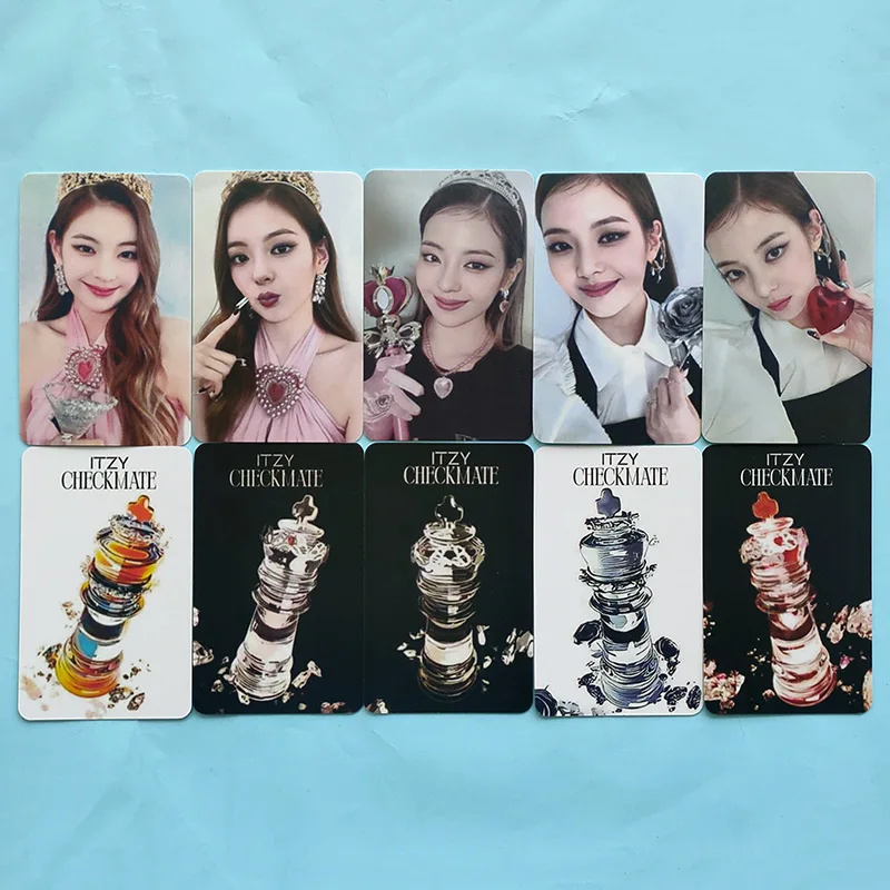 ITZY's "CHECKMATE" Album Postcard Member Personal Card Celebrity Peripheral