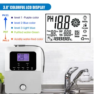 آلة مؤين المياه القلوية متعددة الوظائف ، جهاز تنقية المياه الحمضية ، 11 لوحة ، درجة الحموضة 3-11 أفضل 8 آلات مياه Kangen مبيعا - رقم 1