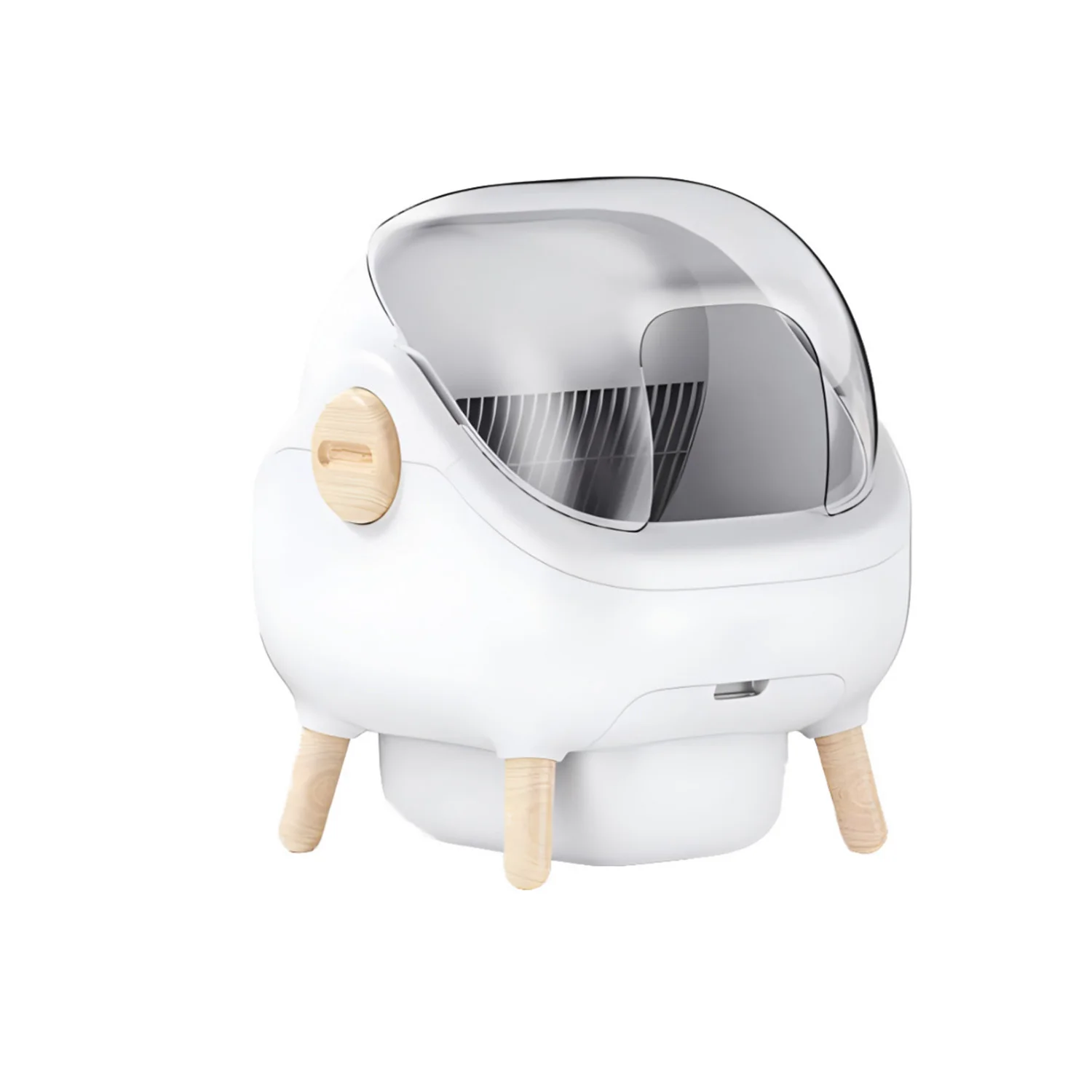 APP Controlled Smart Self-Cleaning Large Automatic Cat Litter Box New Design Bentonite Robot Plastic/PP Material Cat Toilets