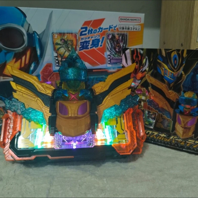 

Оригинальный комплект снаряжения Bandai Dx Kamen Rider Gotchard Cross Hopper & Platinum Geats Ten Train Enhancement, без ремня, без ремня, без ремня
