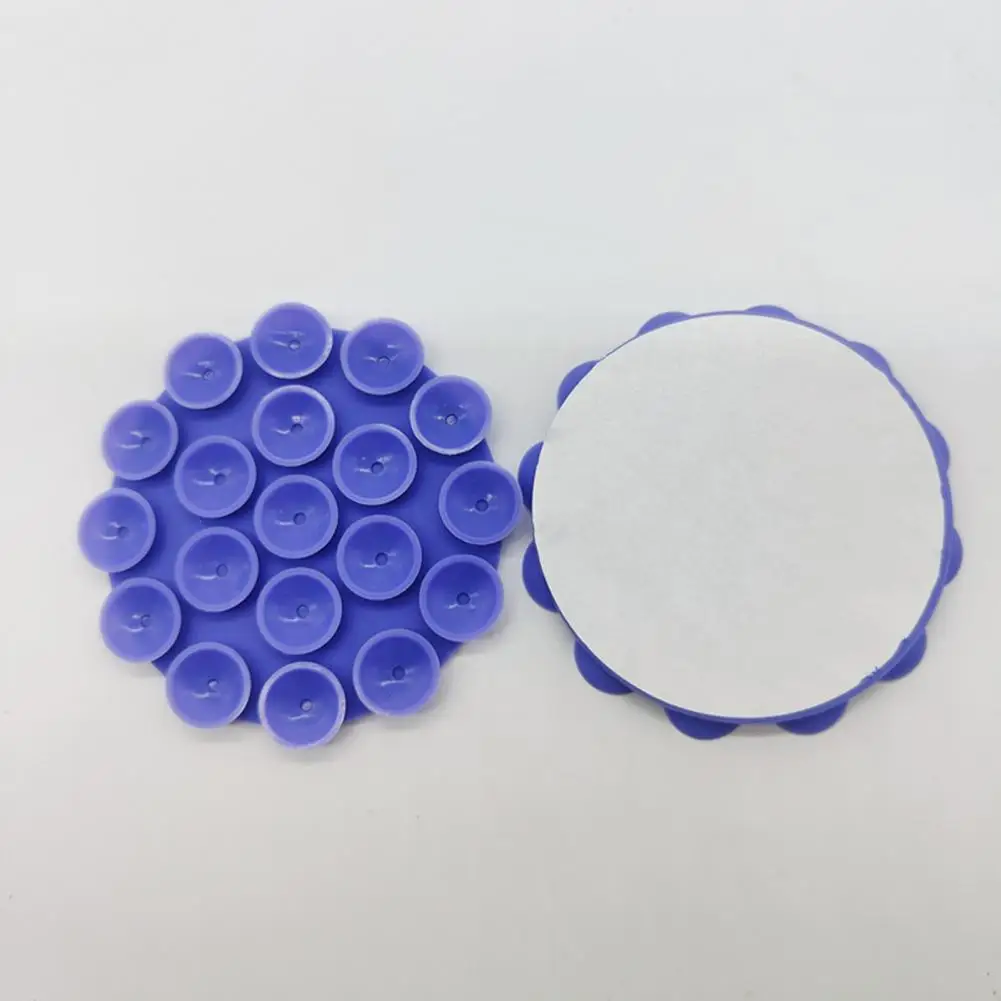 ที่วางโทรศัพท์ในรถปฏิบัติดูดถ้วย19เม็ดเดี่ยวด้านข้างรถ Universal Suction Cup ผู้ถือโทรศัพท์