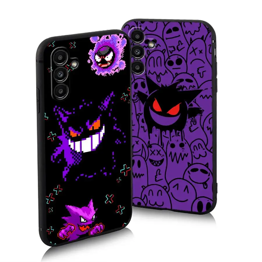 Telefoon Hoesje Voor Samsung Galaxy A 21S A50 A31 A41 A03 S S04 S A10 A20 A30 A40 A03 A04 A05 Pokemon Gengar Zwart Zachte Cover Capa