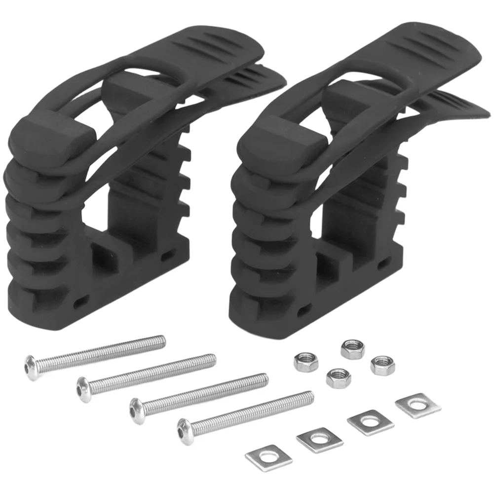 Rubber Clamp for Securing Shovels Axes and Paddles on For Road Vehicles Fits For TPU TPE for tubular Tools 5/8 to 2 1/4 Inches