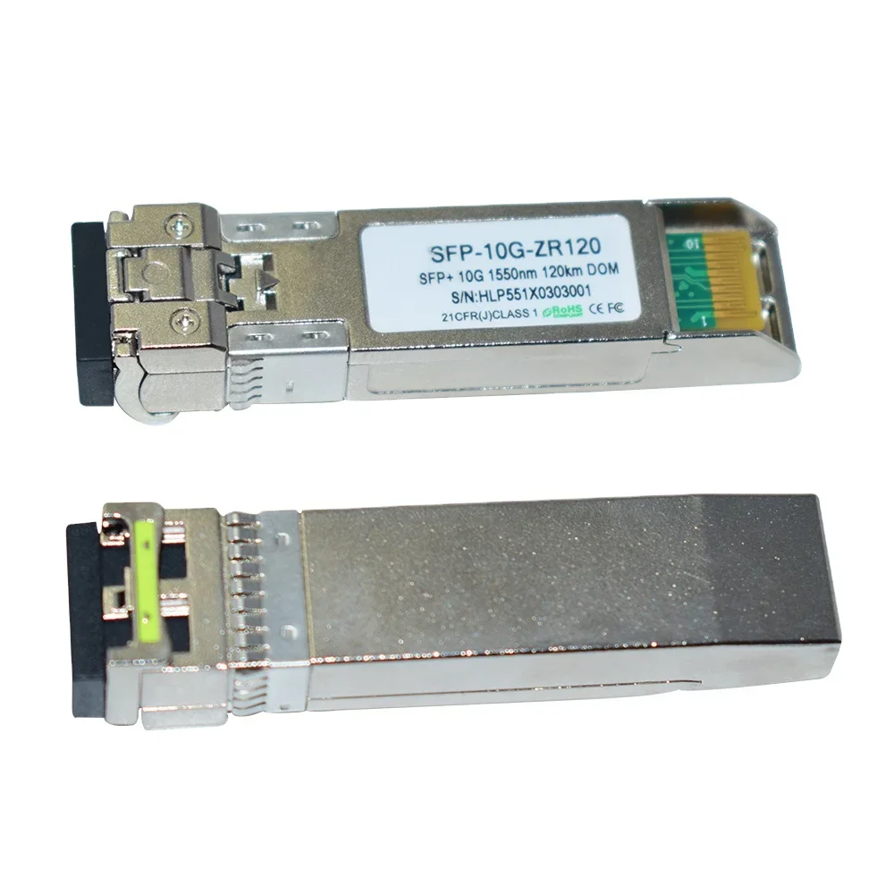 Good price SFP-10G-ZR-120KM 10GBase ZR Duplex LC 80km 100km 120 Km CML 1550nm SFP+ Optical transceiver Modules