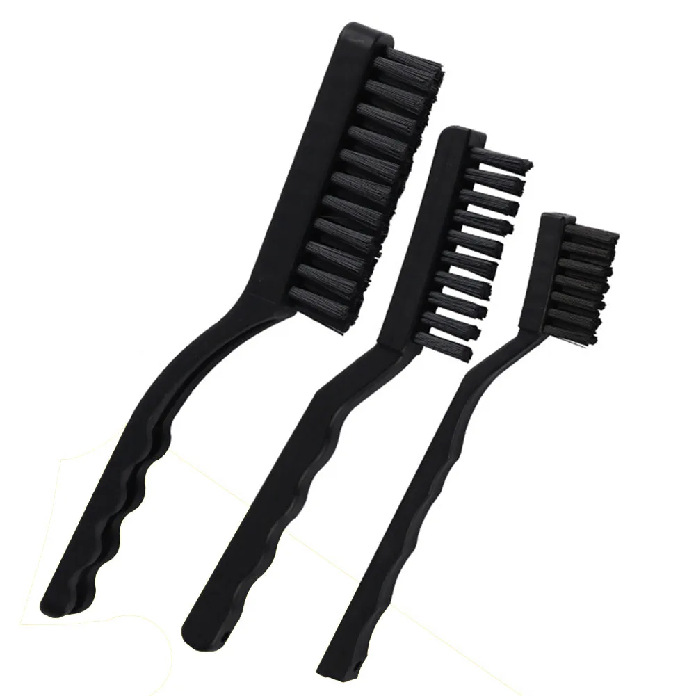 3pcs BGA Anti-Static Brush Electronic Antistatic Hairbrush ESD Anti Static Dust Clearning Brush For PCB Circuit Board Clean Tool