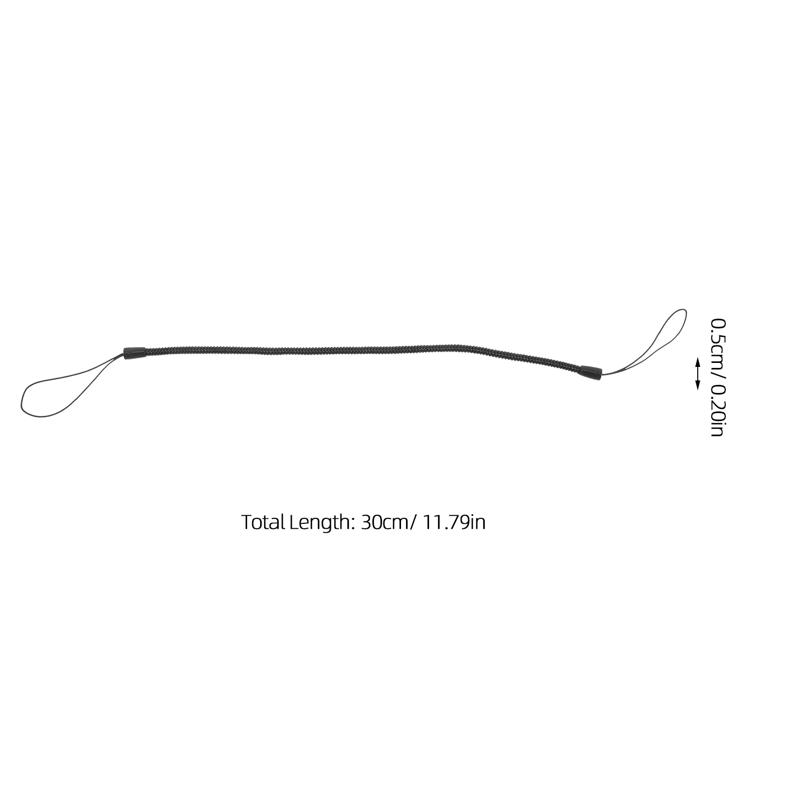10 قطعة قلم الكتابة اليدوية مكافحة فقدان حبل مطاطا قابل للسحب البلاستيك القلم ملفوف الحبل القلم حبل للأقراص الربيع حبل