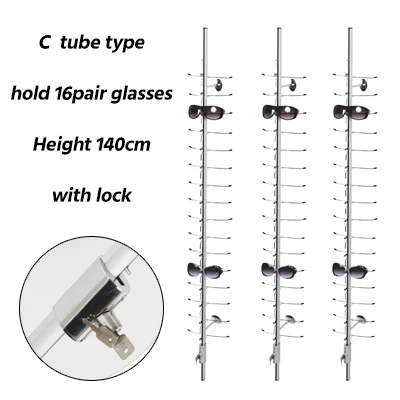 Hold 16 Pair Sunglasses Display Stand Optical Shop Glasses Display Stand
