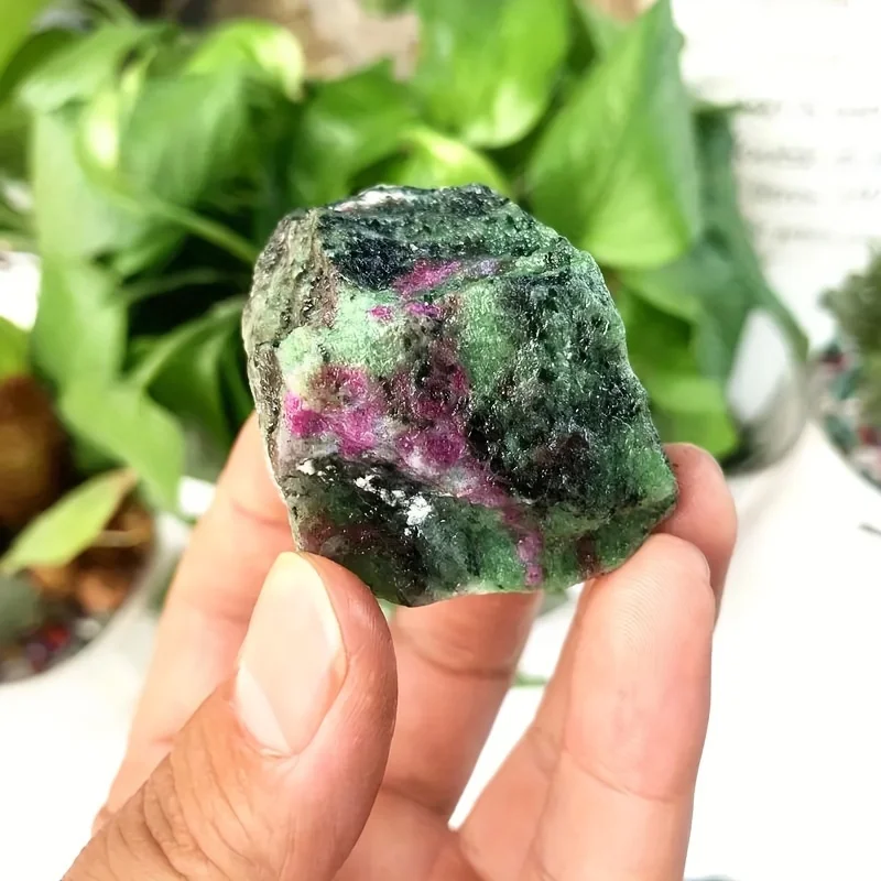 Natural Large Size Ruby Zoisite Healing Crystal And Gem Raw Stones Healing Crystals - Perfect Meditation Gift For Reiki