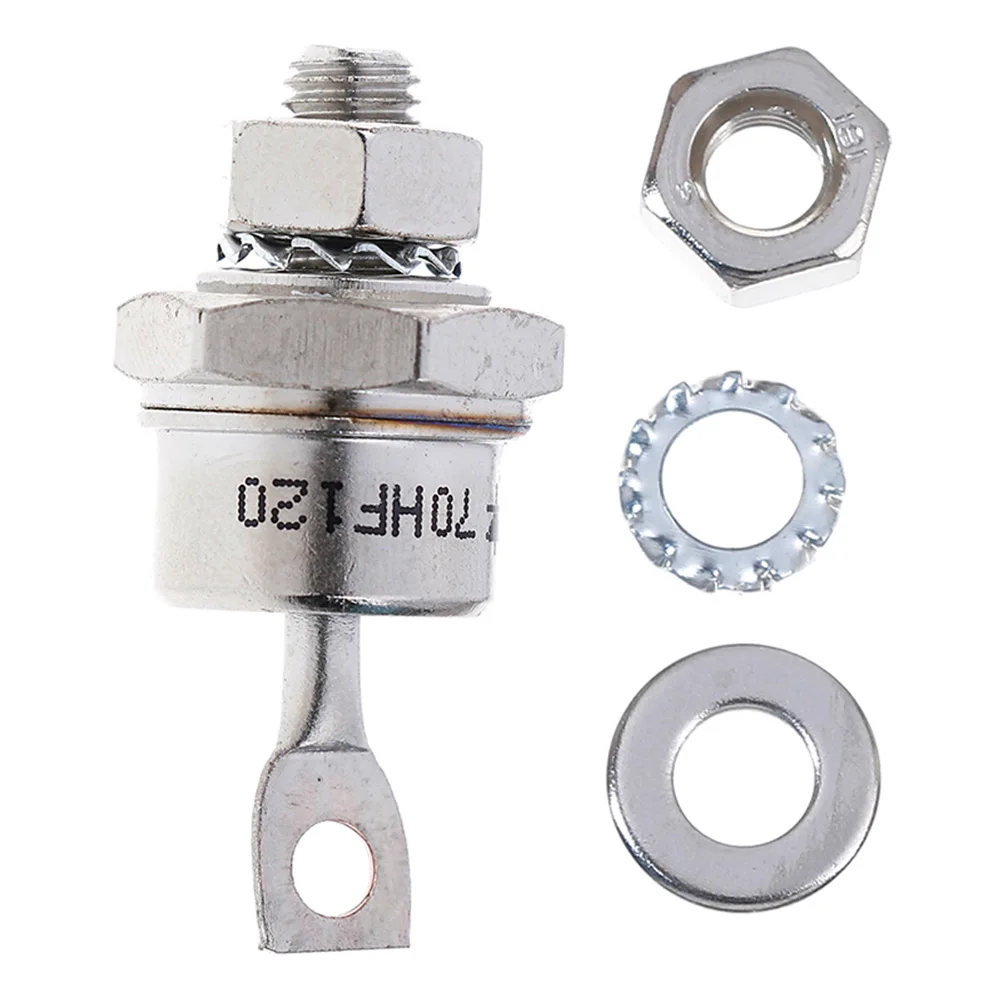 Rectifier Diodes Reliable Chassis Stud Mounting Type 70A1200V Rectifier Diode for Machine Control Power Supply