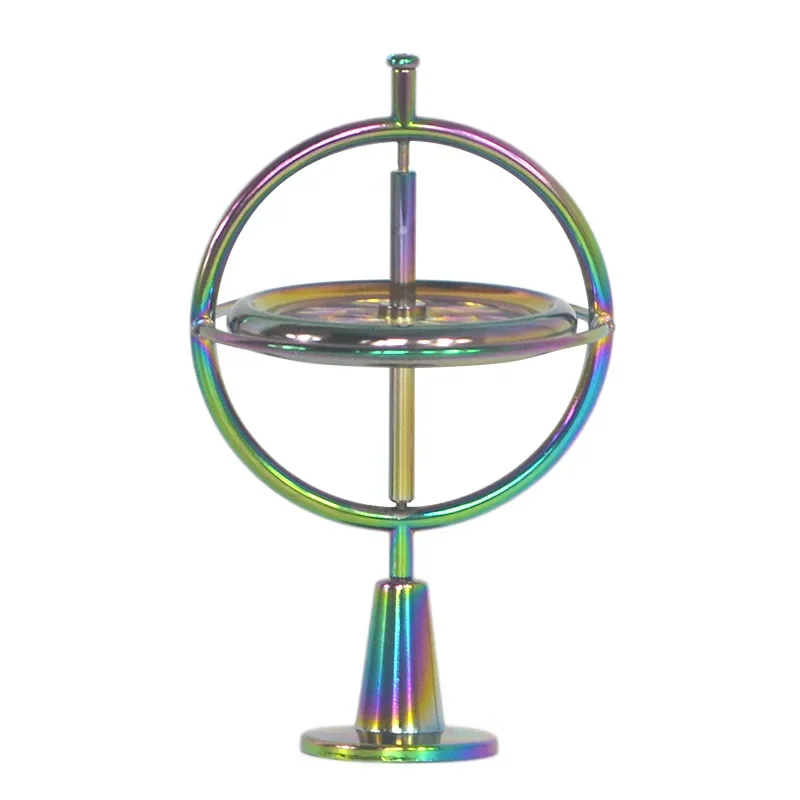 

Metal Mechanical Spinning Gyroscope Self Balancing Gyroscope Anti-gravity Decompression Educational Toy for Boys Adult Gifts