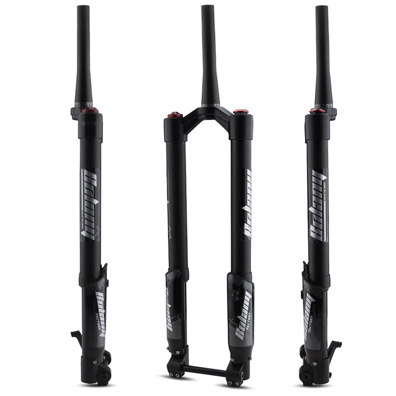 Mountain Air Suspension Fork High-quality Aluminum Alloy 140mm Travel Bicycle Fork Damping Adjustment Forks Cycling Accessories